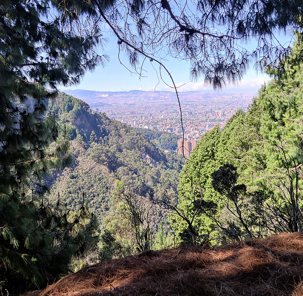 Vue de Bogota. Randonnée avec un guide francophone.